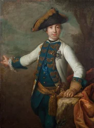 Portrait du grand-duc Pierre Fedorovitch (plus tard Pierre III de Russie)
